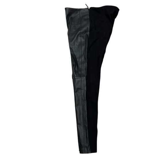 Weekend Max Mara lamb leather ponte pants leggings 10 - Picture 3 of 7
